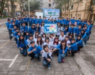 MCD with students to response “Earth Hour 2014”